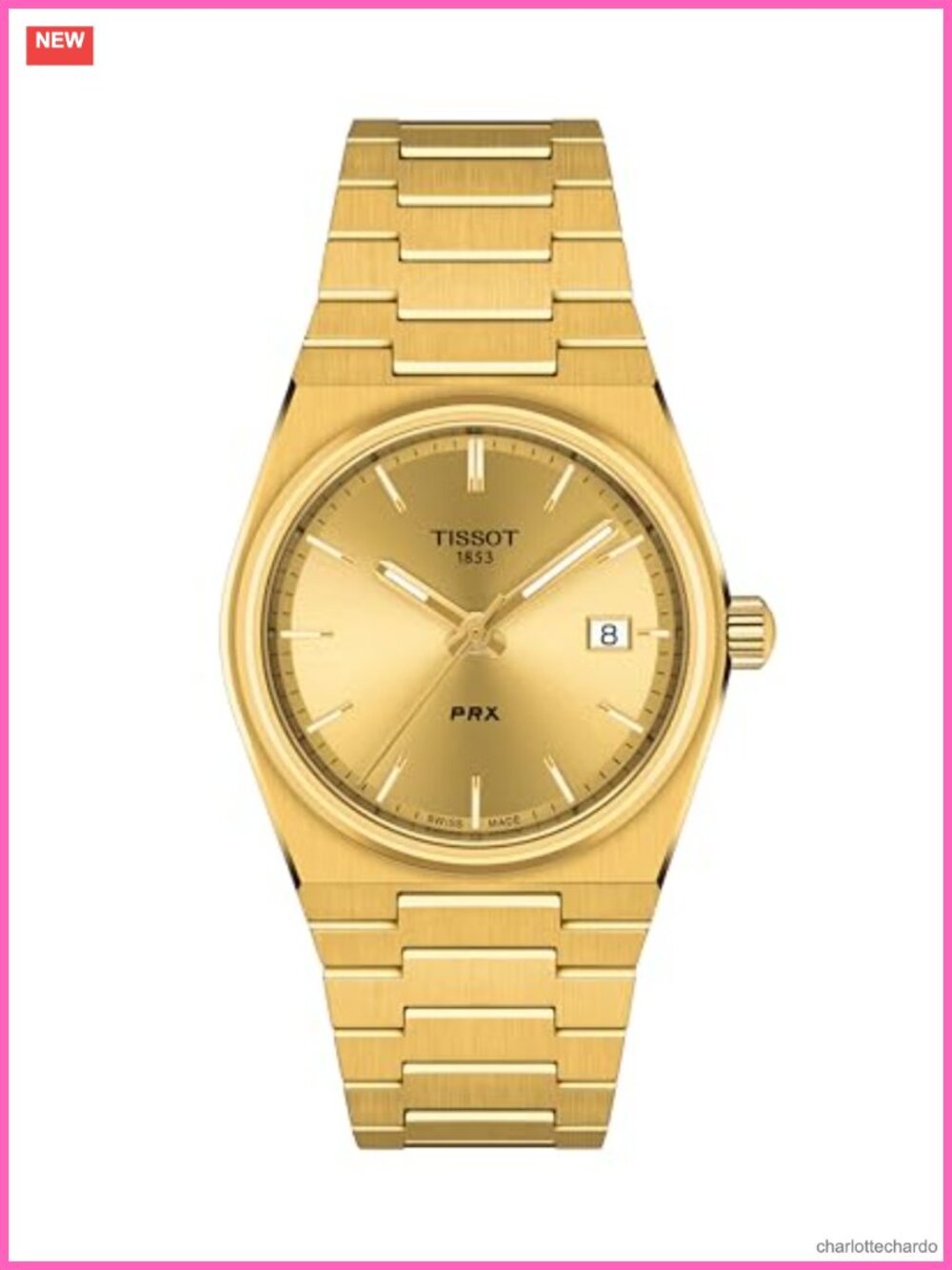 Tissot PRX Swiss Quartz 35mm Unisex Watch Sapphire Crystal 100m Water Resistant